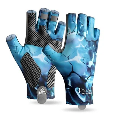 Como as luvas de pesca quentes se comportam na neve e na lama?